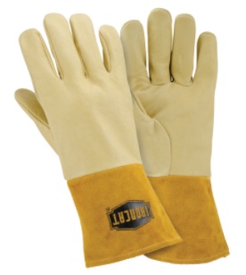 Ironcat® Heavyweight Top Grain Pigskin MIG Welding Gloves - Latex, Supported
